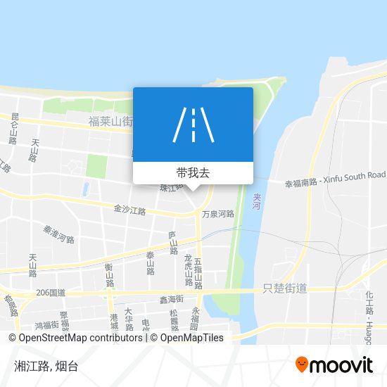 湘江路地图