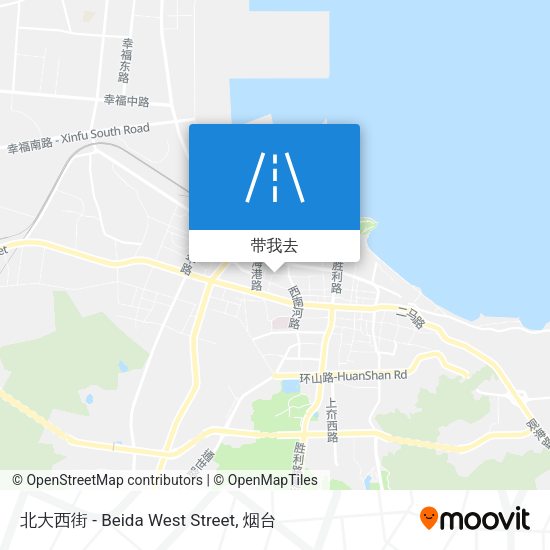北大西街 - Beida West Street地图