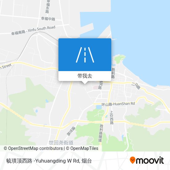 毓璜顶西路 -Yuhuangding W Rd地图