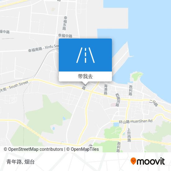青年路地图