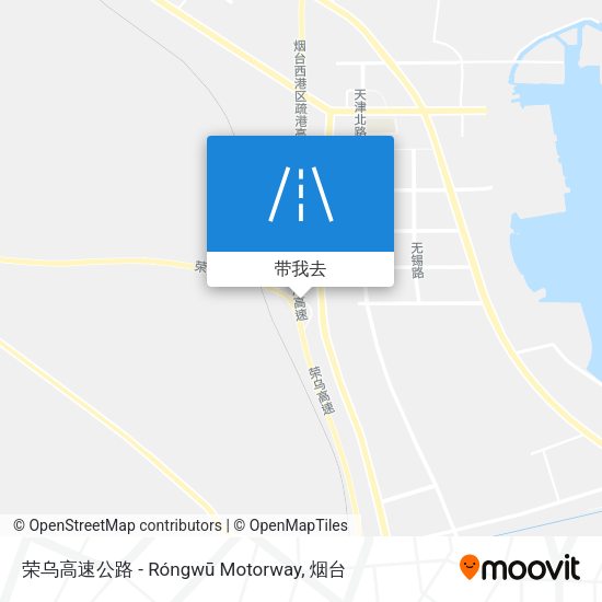 荣乌高速公路 - Róngwū Motorway地图