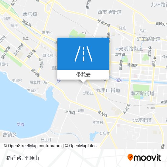 稻香路地图