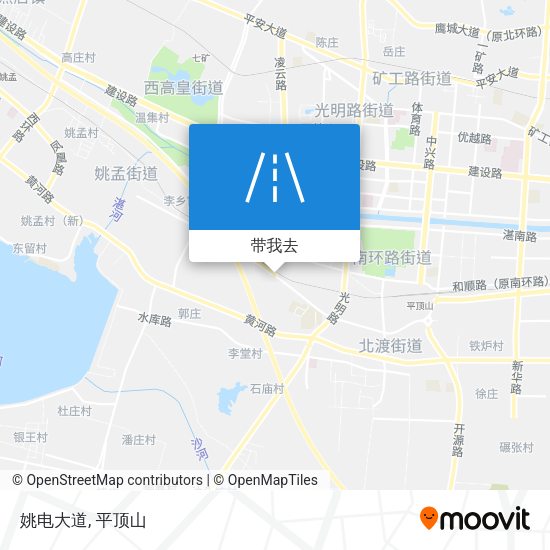 姚电大道地图
