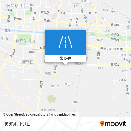 黄河路地图
