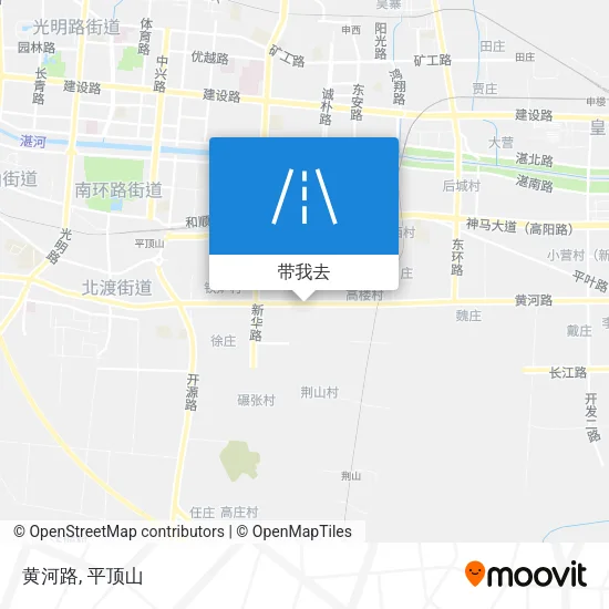 黄河路地图
