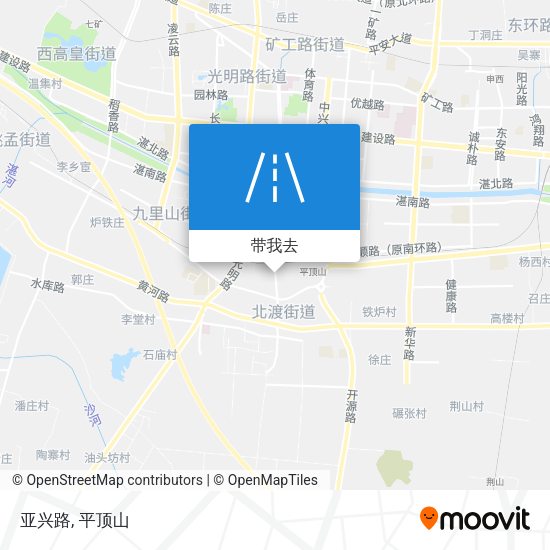 亚兴路地图