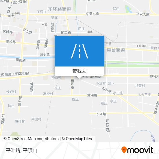 平叶路地图