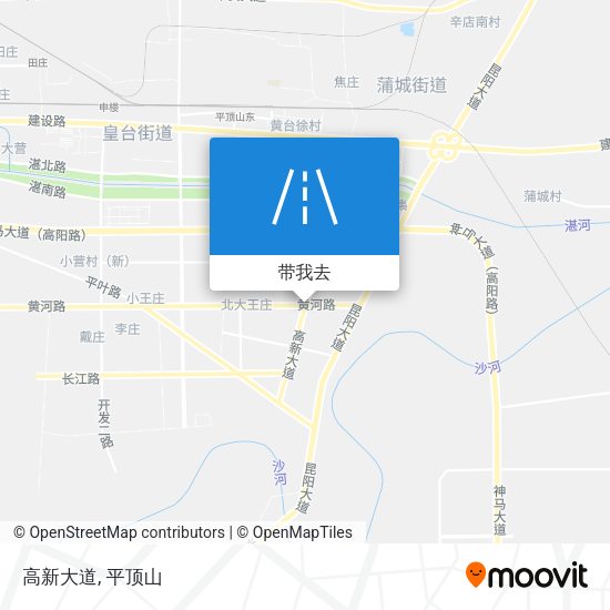 高新大道地图