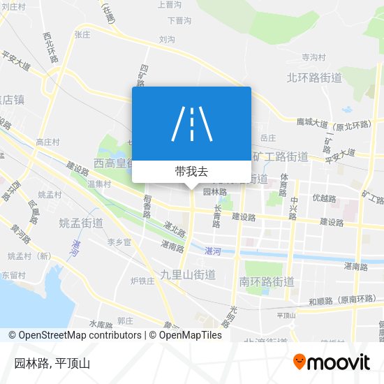 园林路地图