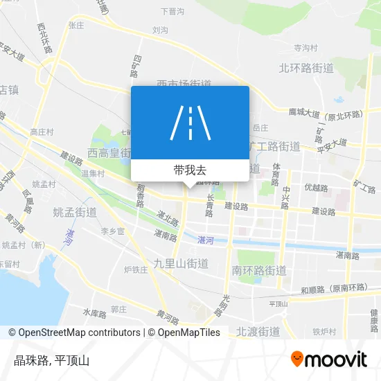 晶珠路地图