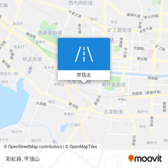 彩虹路地图