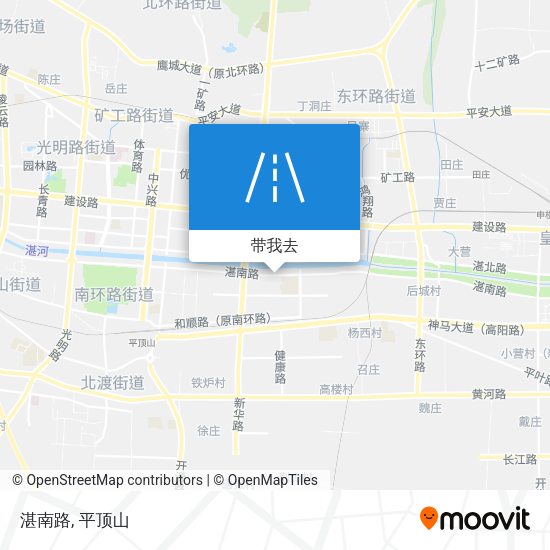 湛南路地图