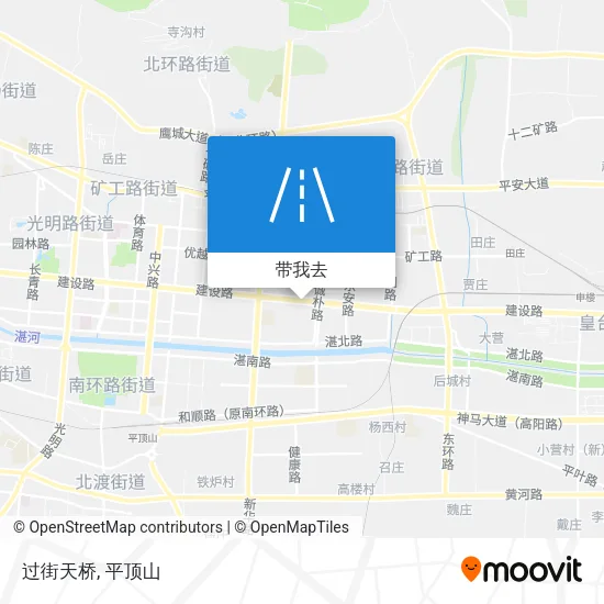 过街天桥地图