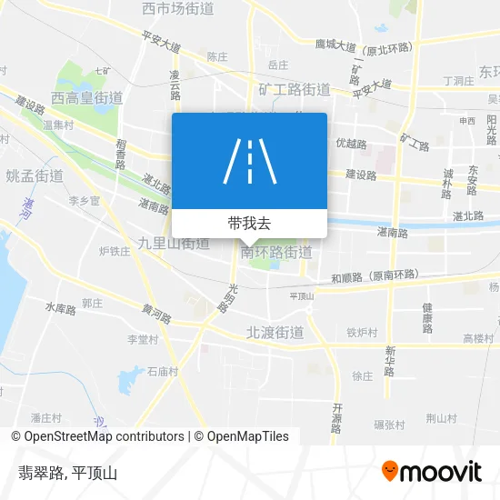 翡翠路地图