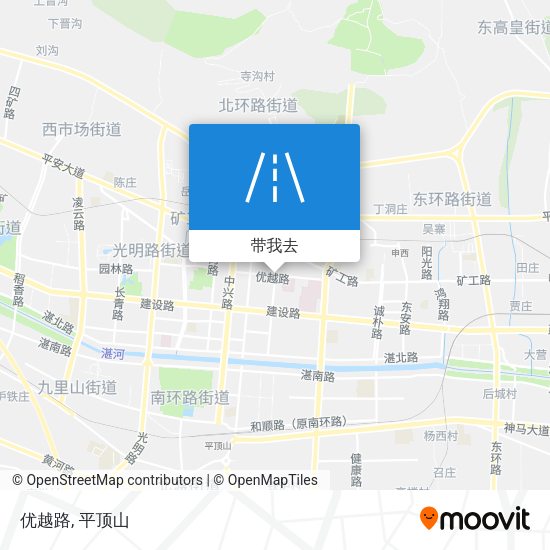 优越路地图