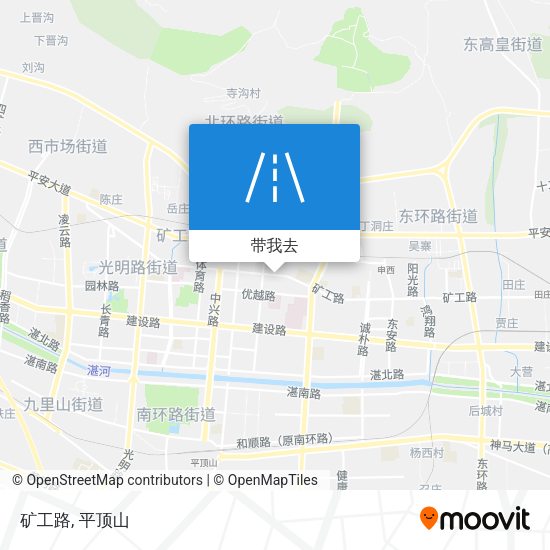 矿工路地图