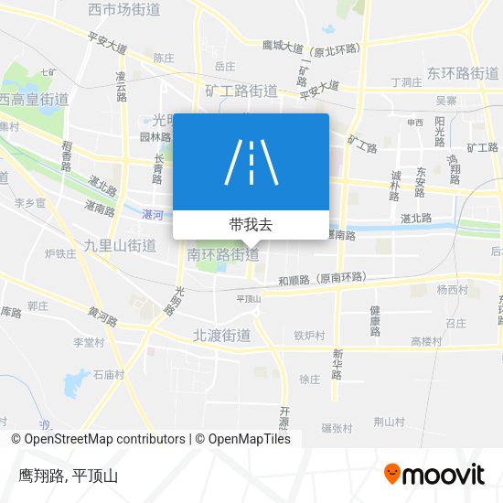 鹰翔路地图
