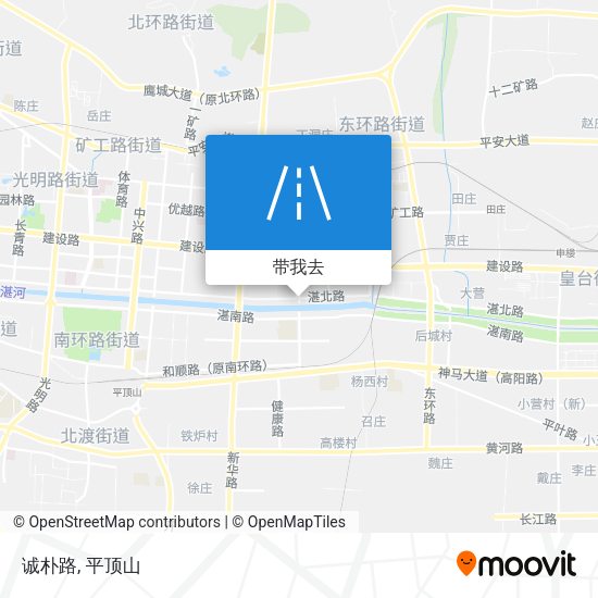 诚朴路地图
