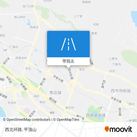 西北环路地图