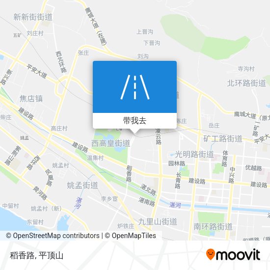 稻香路地图