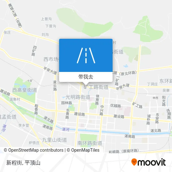 新程街地图