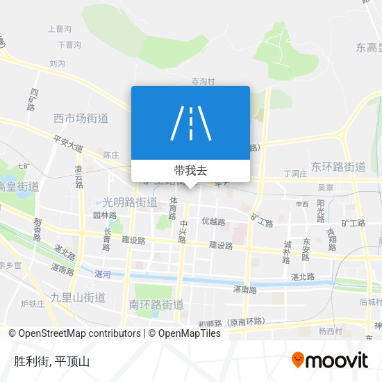 胜利街地图