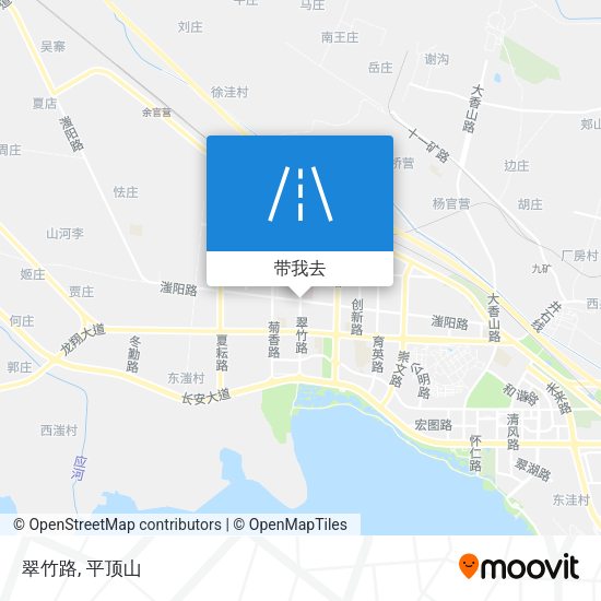 翠竹路地图