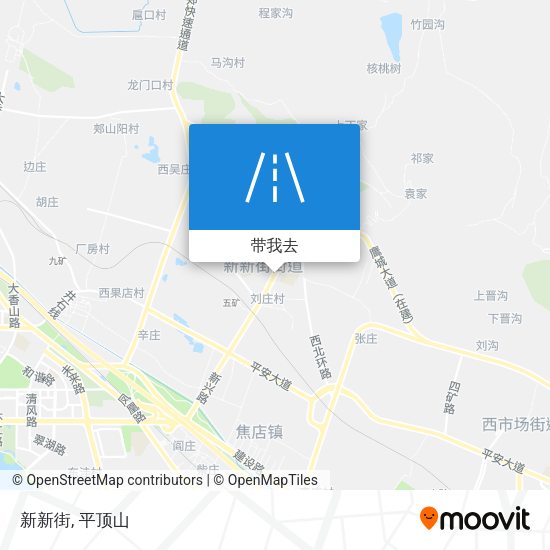 新新街地图