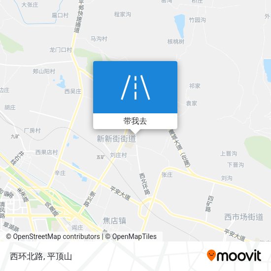 西环北路地图