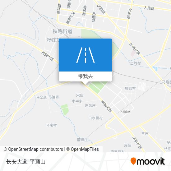 长安大道地图