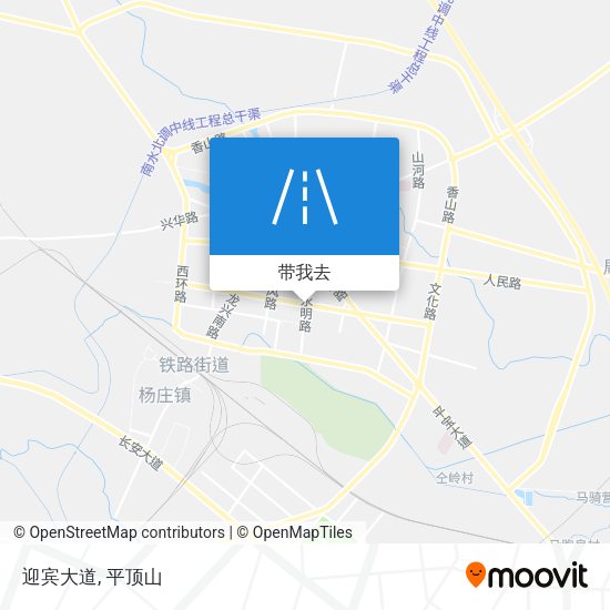 迎宾大道地图