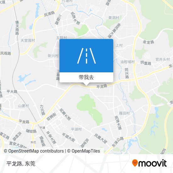 平龙路地图
