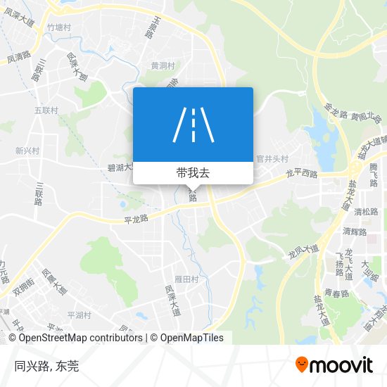 同兴路地图