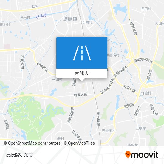 高园路地图