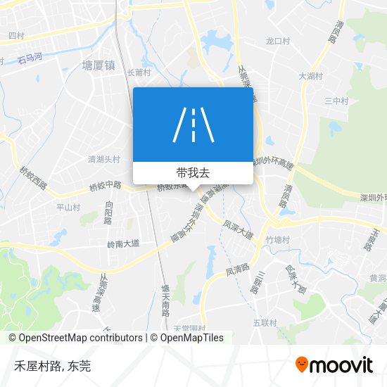 禾屋村路地图