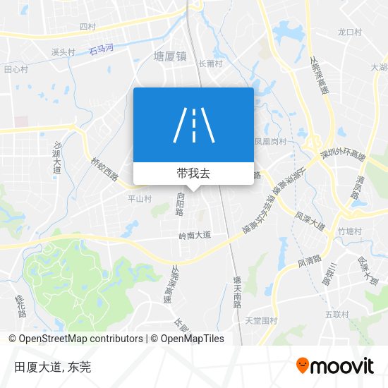 田厦大道地图