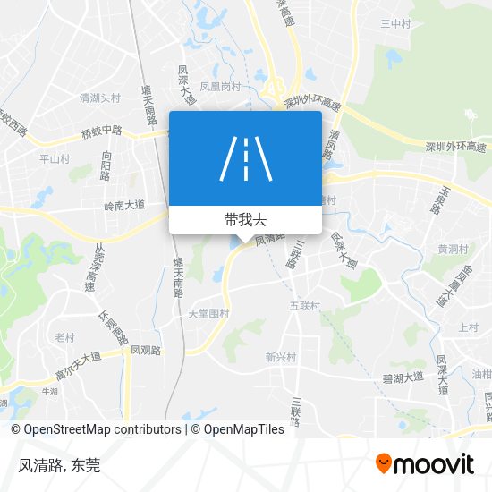 凤清路地图