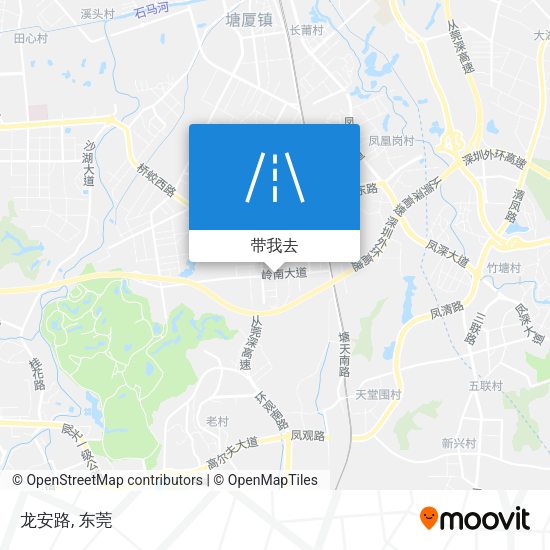 龙安路地图