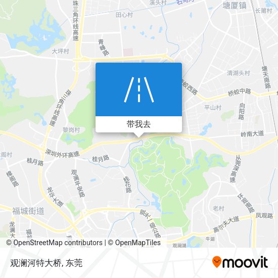 观澜河特大桥地图