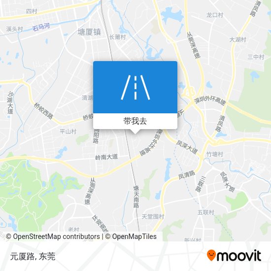 元厦路地图