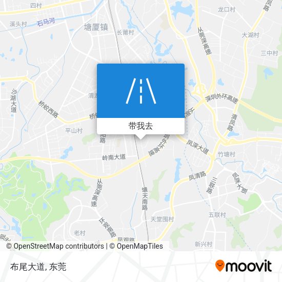 布尾大道地图