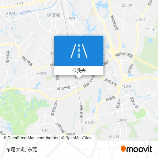 布尾大道地图