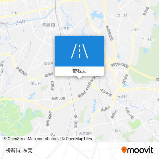 桥新街地图