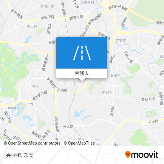 兴业街地图