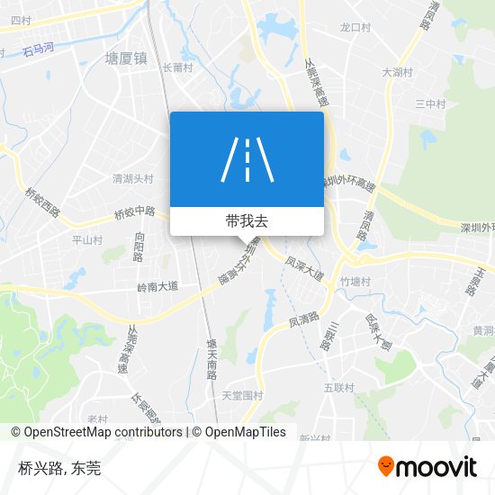 桥兴路地图