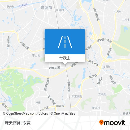 塘天南路地图