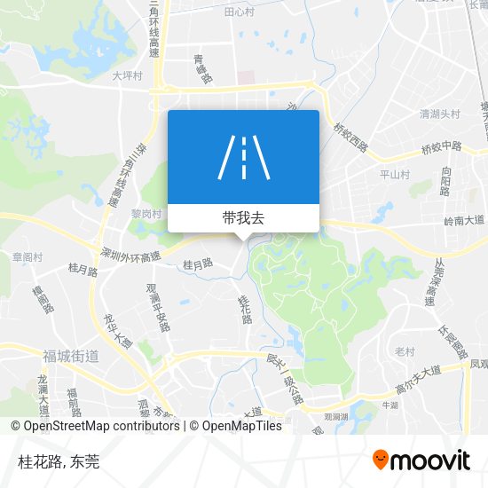 桂花路地图