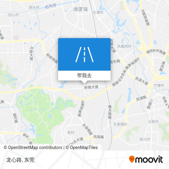 龙心路地图