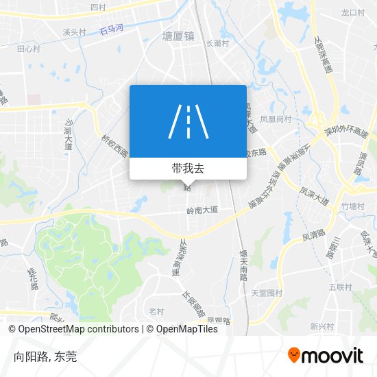 向阳路地图