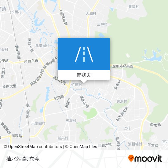抽水站路地图
